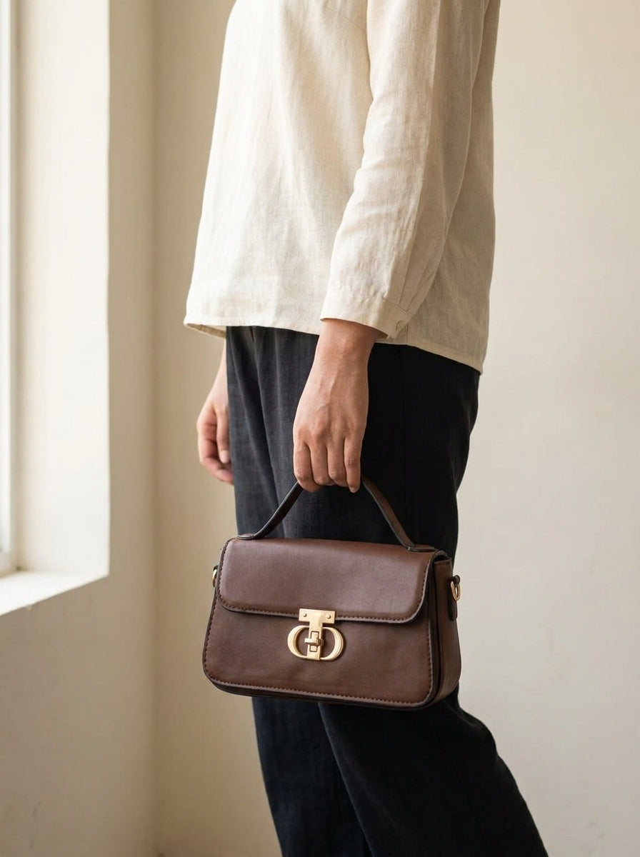 Gold Clasp Bag