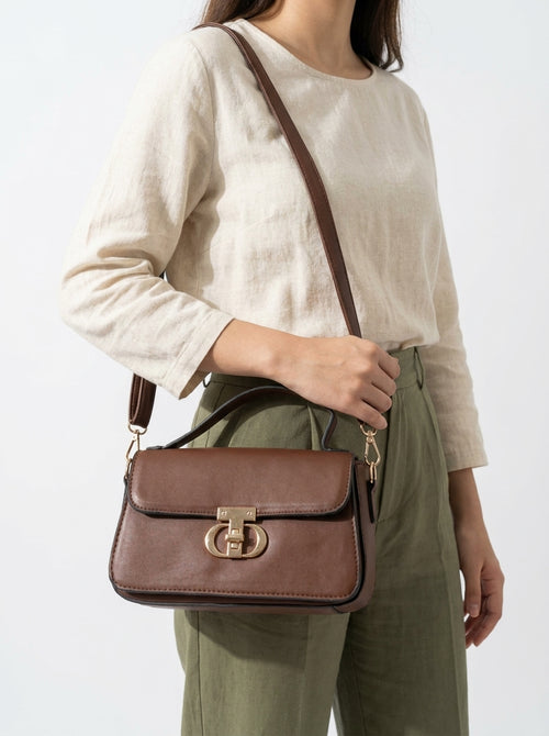 Gold Clasp Bag